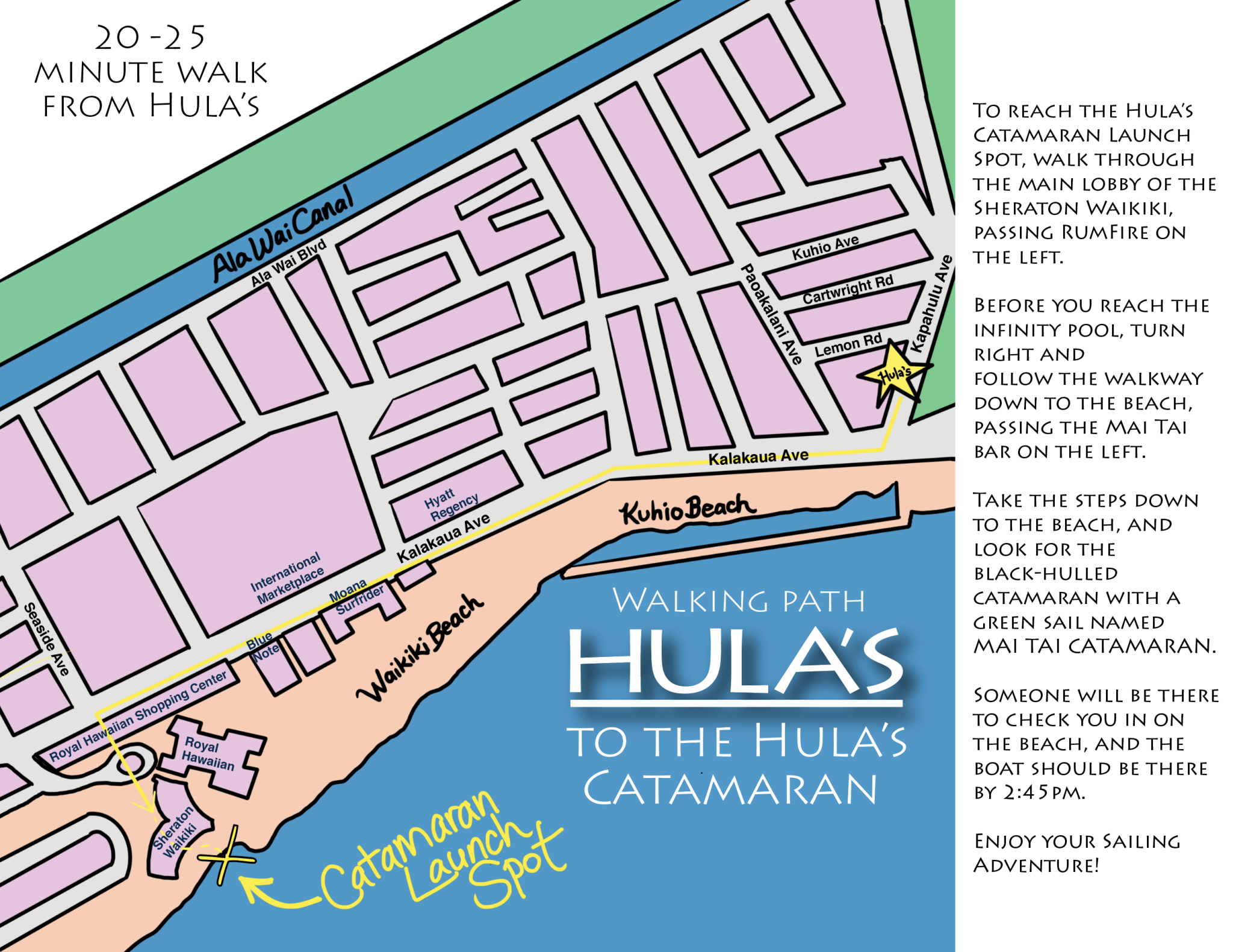 hula's catamaran